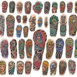 Custom Full Sleeve Tattoo Design Drawings 2