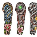 Custom Full Sleeve Tattoo Design Drawings 5