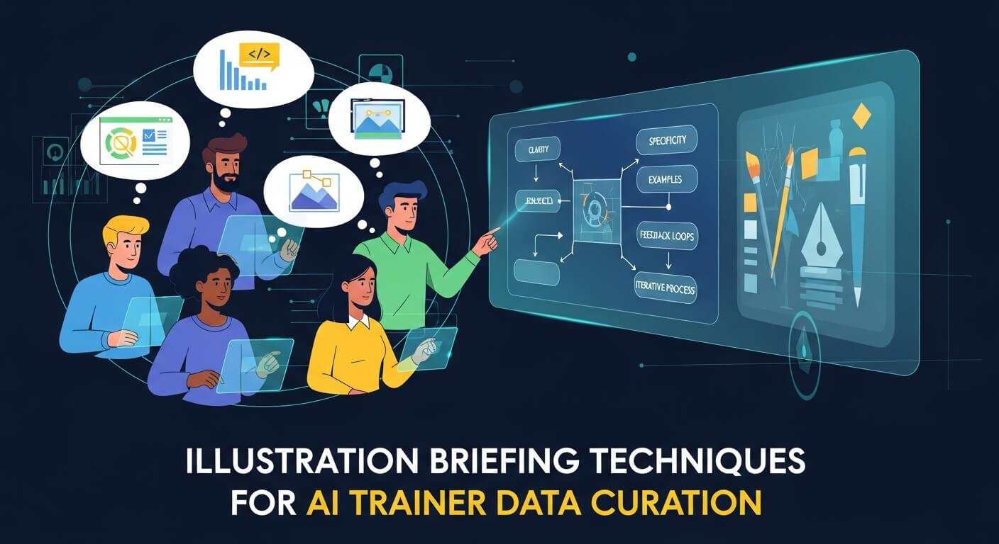 Illustration Briefing Techniques Optimized for AI Trainer Data Curation